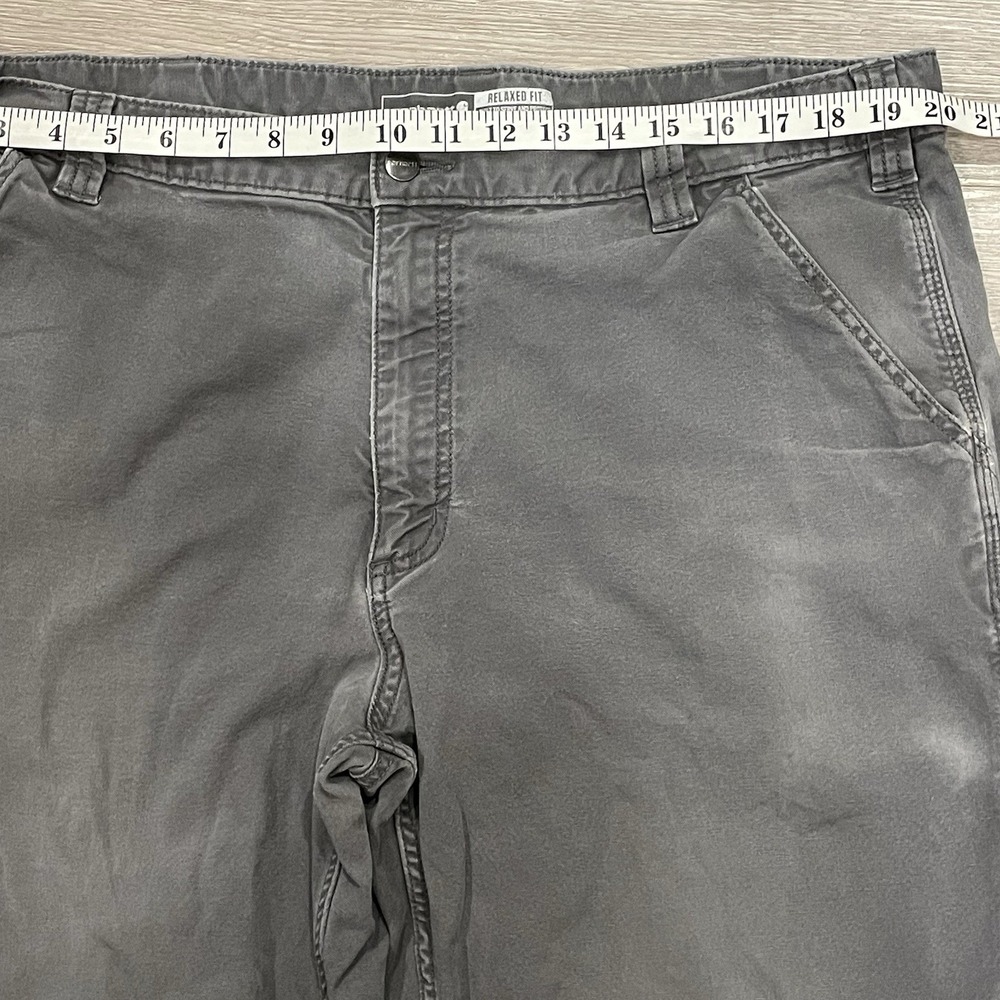 Carhartt Mens Carpenter Pants Distressed Work Holey Grungy Straight Leg 40 X30 - Picture 6 of 9